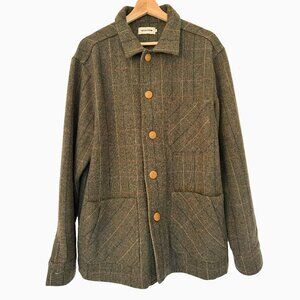Taylor Stitch Tweed Ojai Chore Jacket, brown tweed, Size L (42)